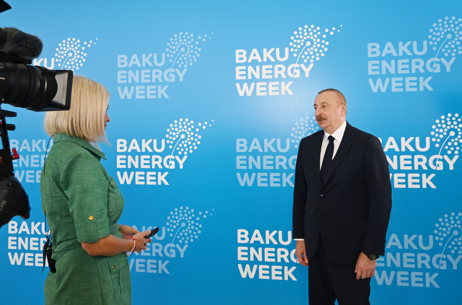 President Ilham Aliyev’s interview was broadcast on Euronews channel