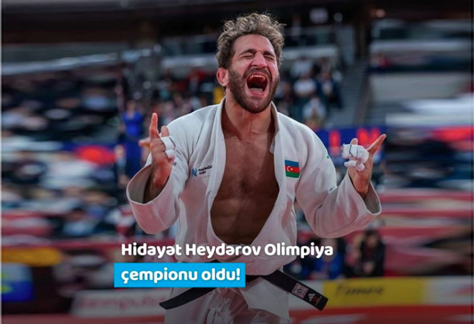 First Vice-President Mehriban Aliyeva shared post on Hidayat Heydarov's Olympic victory