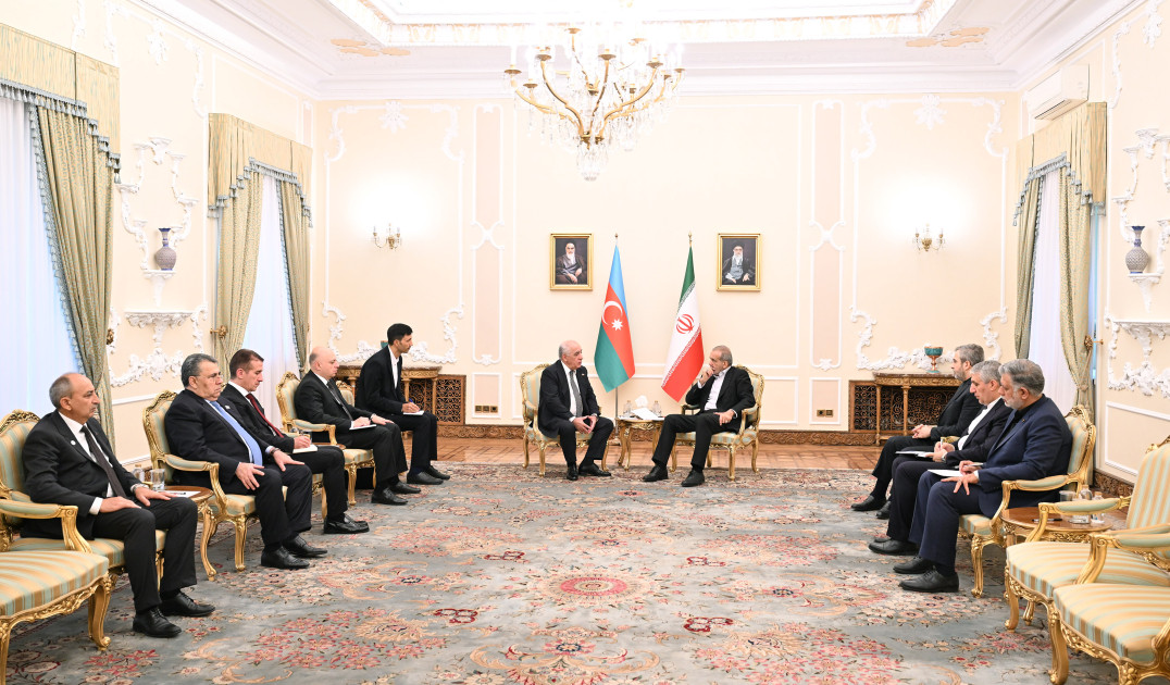 Azerbaijani PM meets with Iranian President Masoud Pezeshkian in Tehran