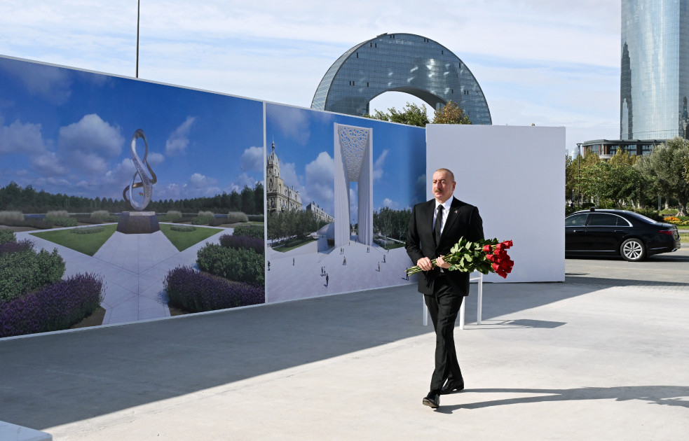 President Ilham Aliyev visited Victory Park