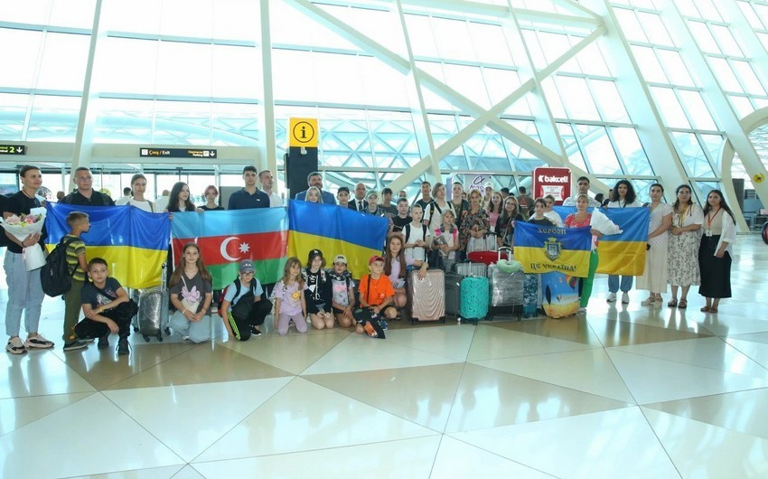 30 more children from Ukraine arrive in Azerbaijan