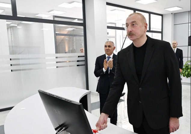 President Ilham Aliyev attended the opening of the Zangilan Electric Power Network's Digital Control Center