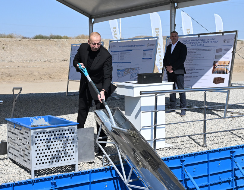 Foundation stone laid for Karabakh Stone LLC’s plant in Jabrayil district