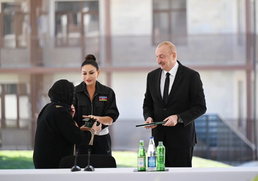 President Ilham Aliyev attended opening of new residential complex in Jabrayil