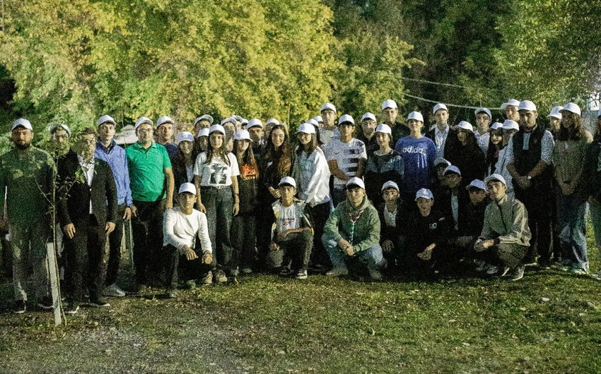 Leyla və Arzu Əliyevalar Qəbələdə ekoloji düşərgədə olublar