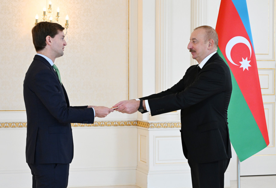 President Ilham Aliyev received credentials of incoming ambassador of Belgium to Azerbaijan