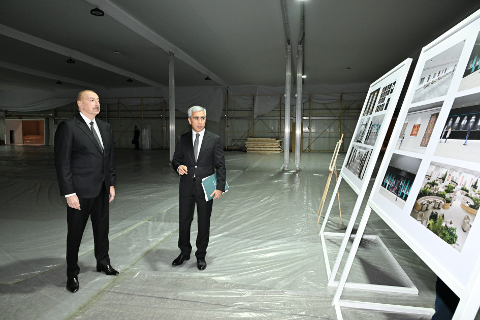 President Ilham Aliyev reviewed ongoing preparations for COP29 at Olympic Stadium