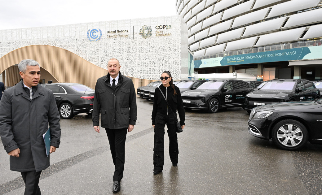 President Ilham Aliyev reviewed facilities created for COP29 at the Baku Olympic Stadium area