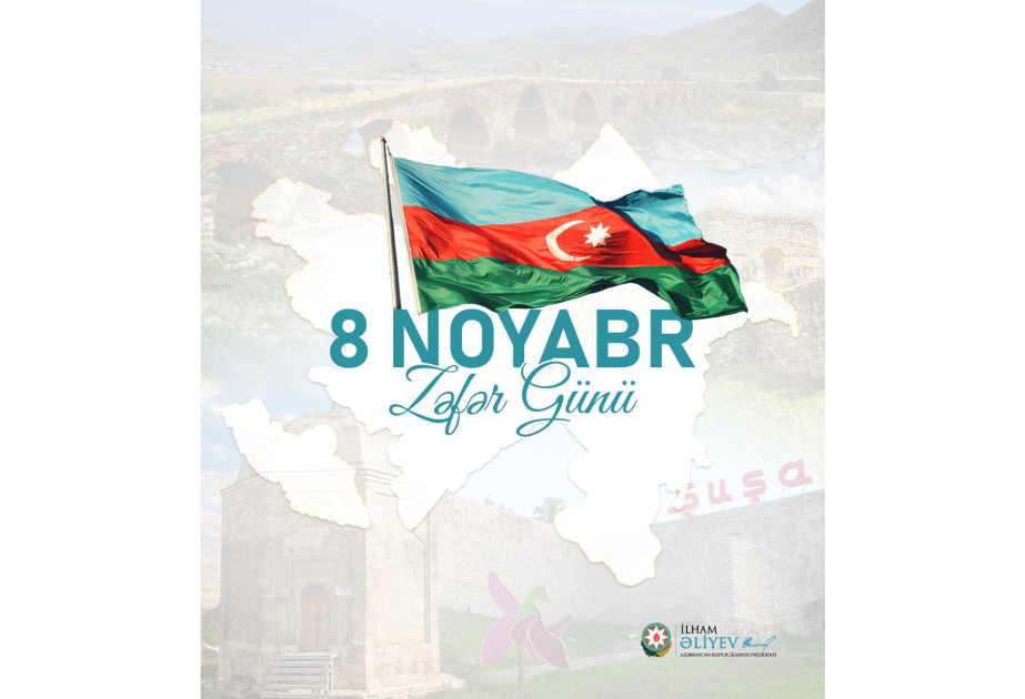 President Ilham Aliyev made post on occasion of 8 November - Victory Day