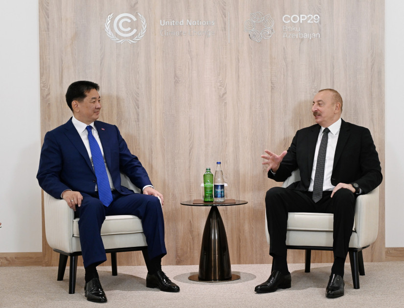 President Ilham Aliyev met with President of Mongolia