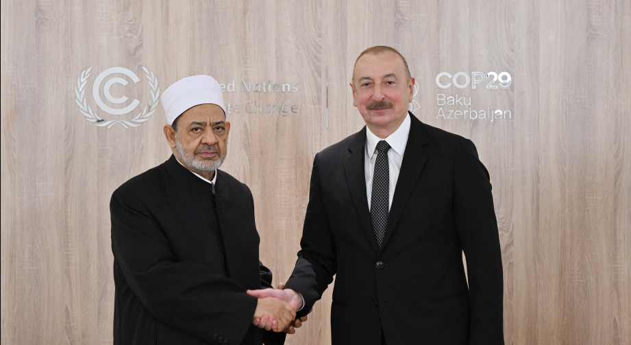President Ilham Aliyev met with Grand Imam of Al-Azhar Al-Sharif