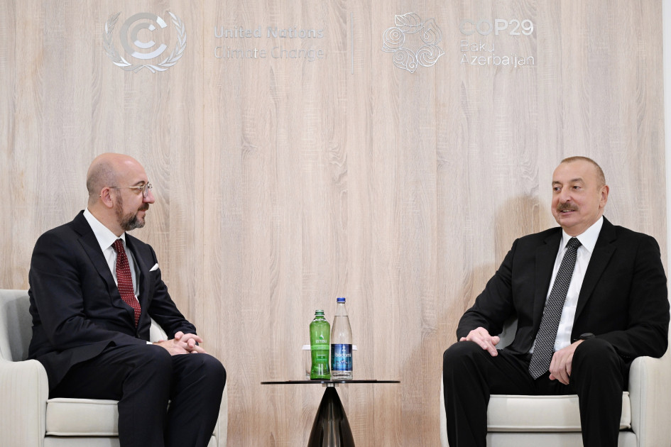 President Ilham Aliyev met with President of the European Council