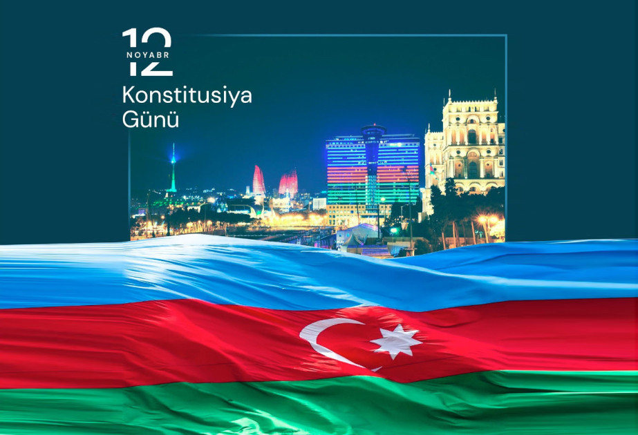 Birinci vitse-prezident Mehriban Əliyeva Konstitusiya Günü münasibətilə paylaşım edib