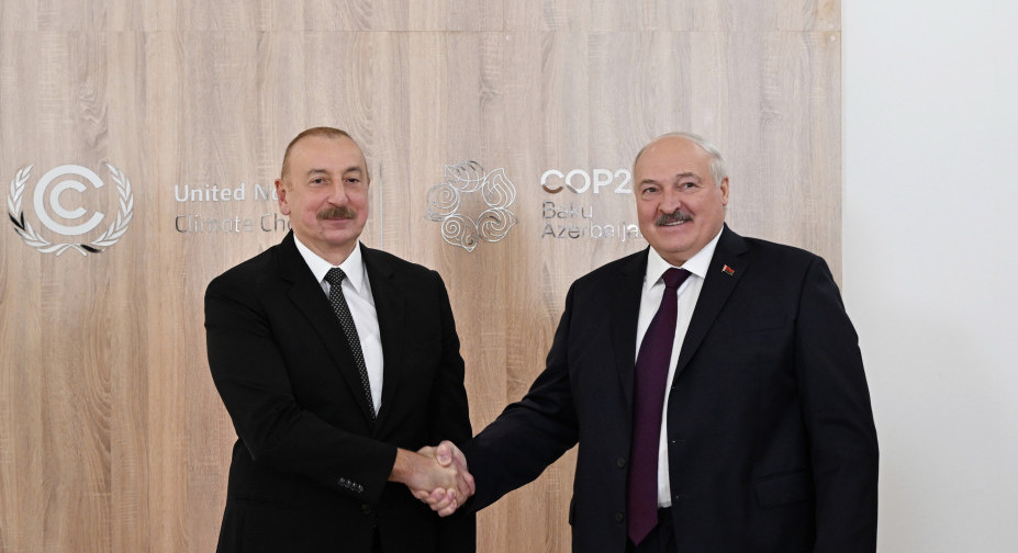 President Ilham Aliyev met with President of Belarus