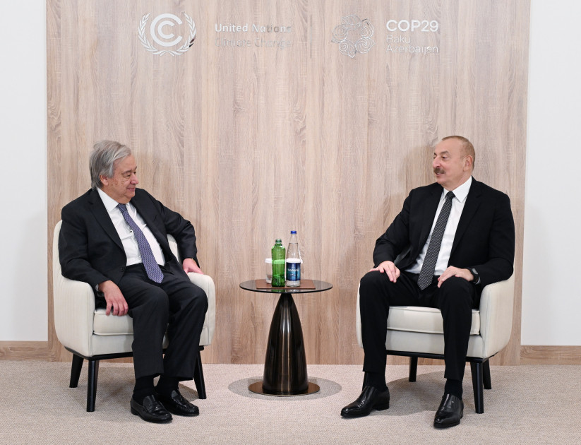 President Ilham Aliyev met with UN Secretary-General