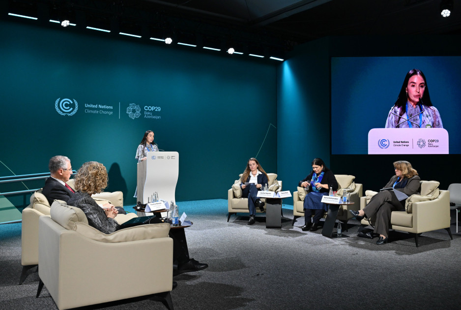 Leyla Aliyeva joins Global Leaders’ Dialogue at COP29