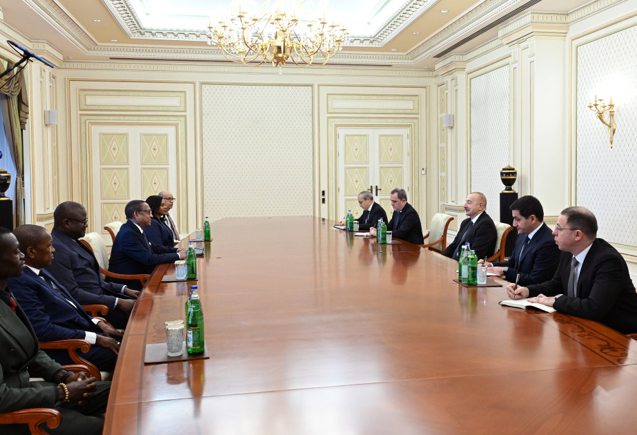 President of Azerbaijan Ilham Aliyev received delegation of Republic of Guinea-Bissau