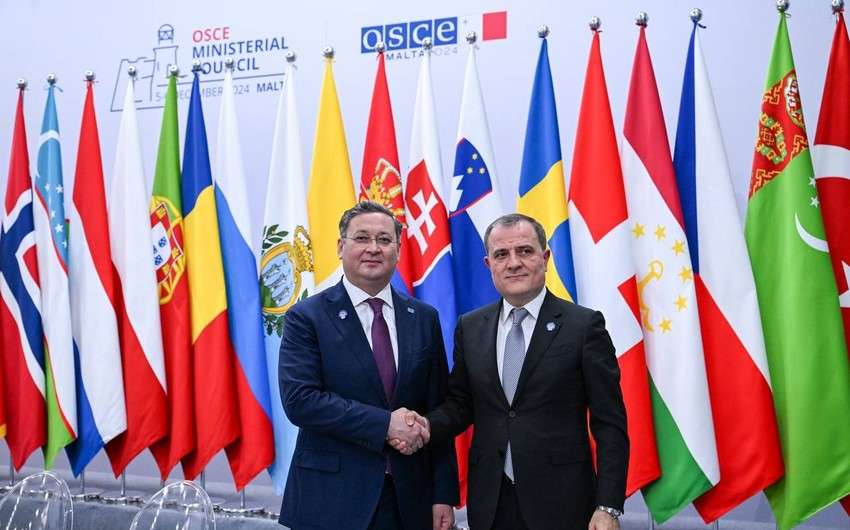 Foreign ministers of Azerbaijan, Kazakhstan mull situation in South Caucasus