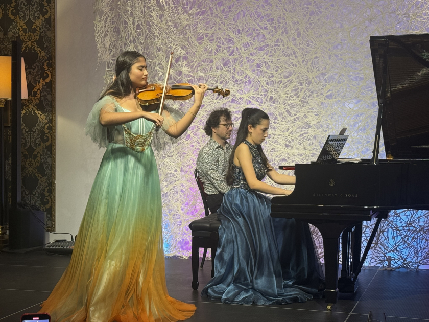 Berlində azərbaycanlı gənc musiqiçilərin konserti olub