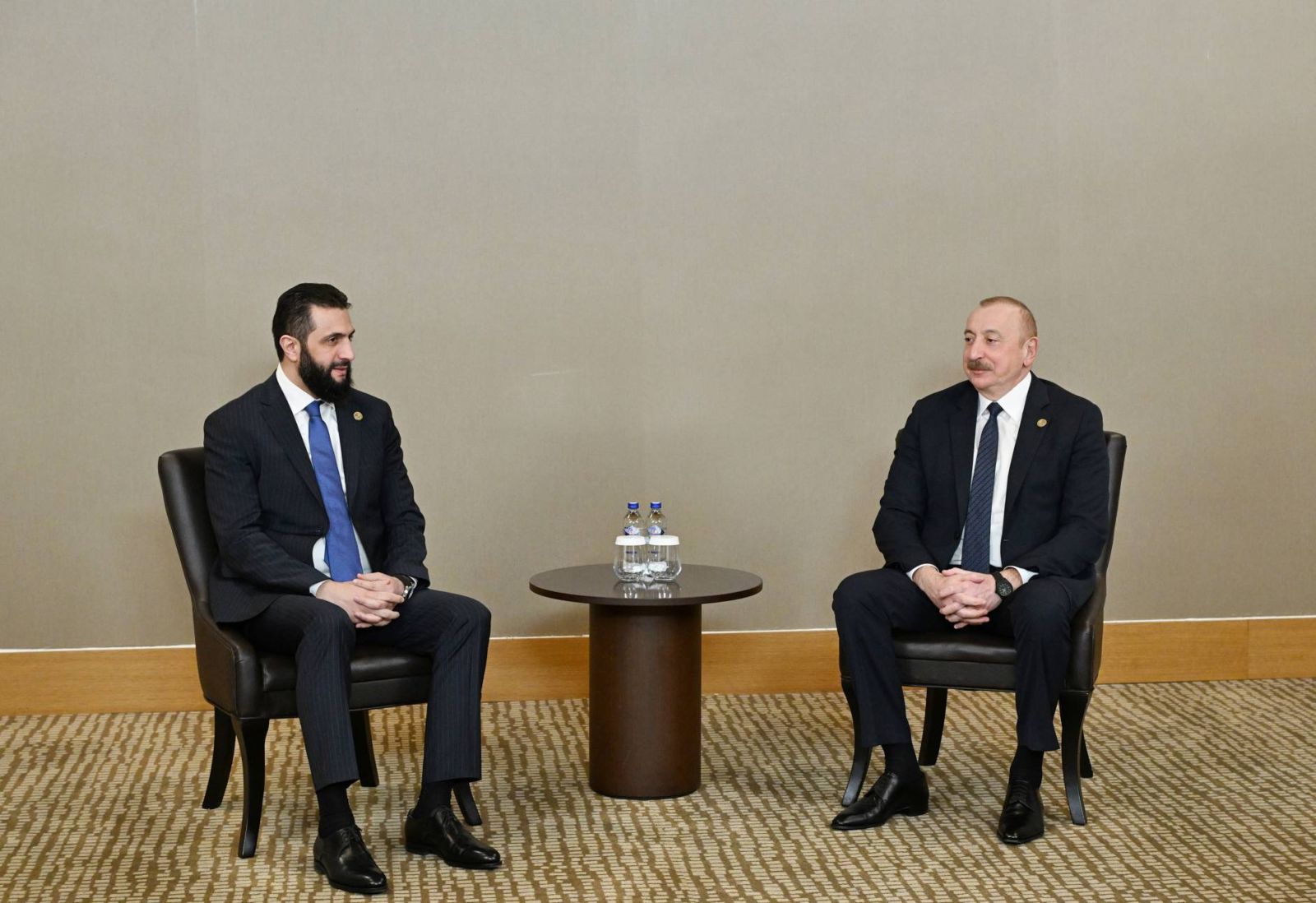 President Ilham Aliyev met with Interim President of Syria in Antalya
