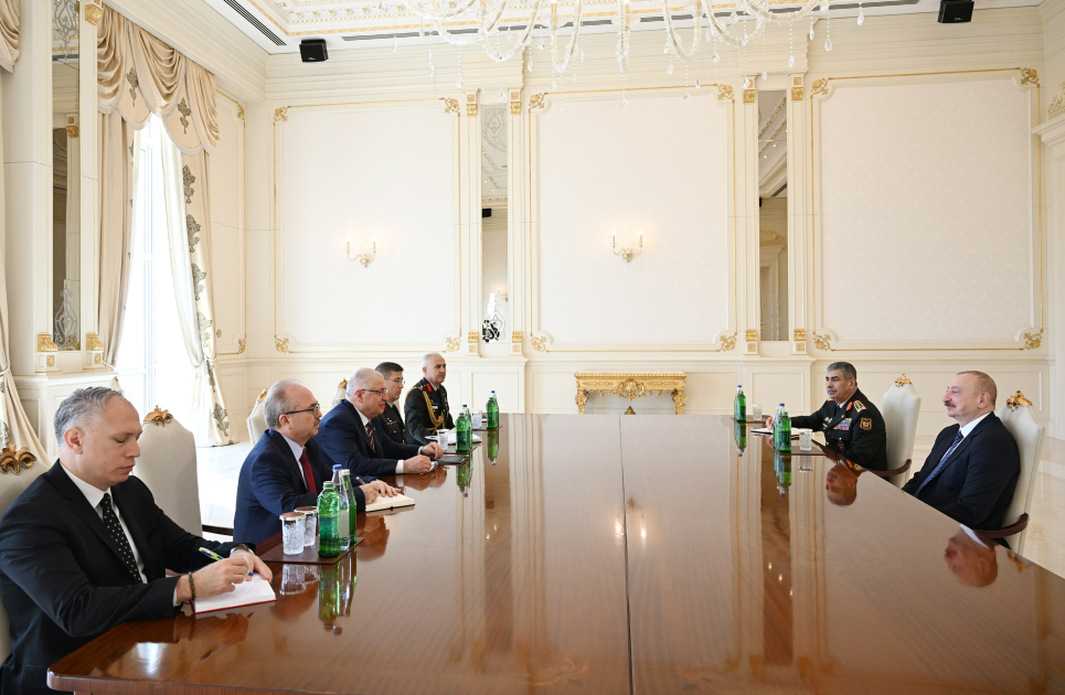 President of Azerbaijan Ilham Aliyev received Minister of National Defense of Türkiye