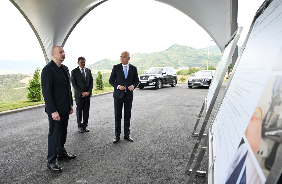 President Ilham Aliyev attended opening of “LATIFA” Lachin Garment Factory