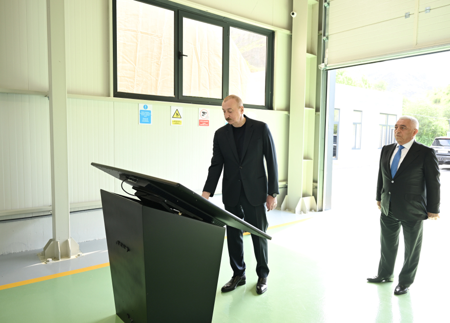 President Ilham Aliyev inaugurated Ashagi Malibeyli and Mirik hydroelectric plants in Lachin