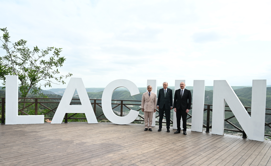 Presidents of Azerbaijan and Türkiye and Prime Minister of Pakistan visited promenade in Lachin city