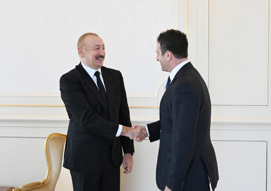 President Ilham Aliyev meets with President of Global Affairs of The Goldman Sachs Group Inc.