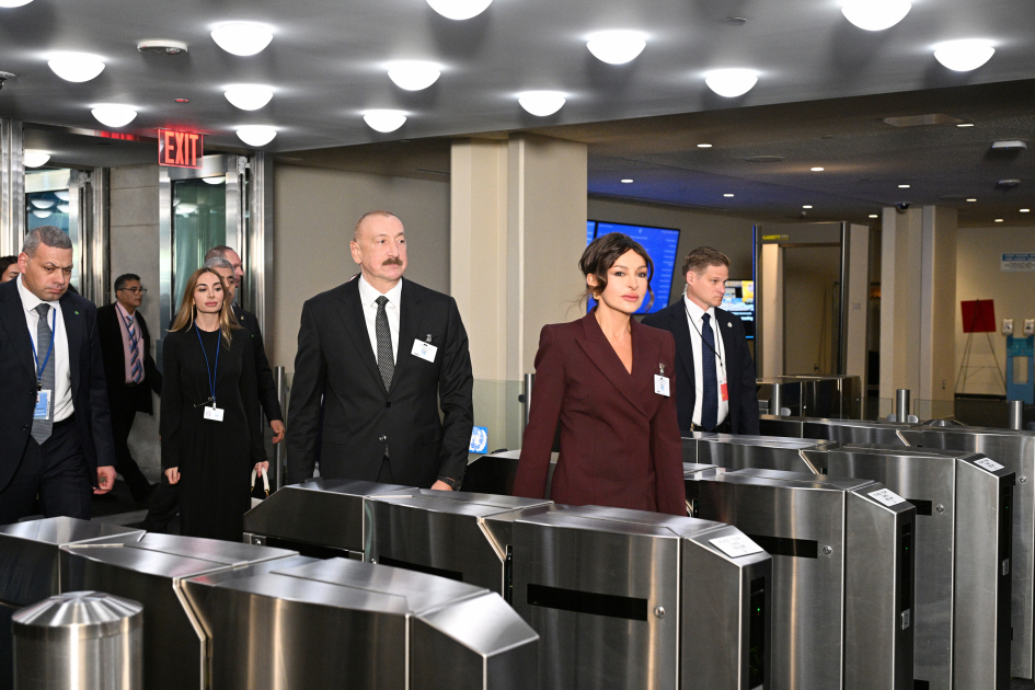 Prezident İlham Əliyev Nyu-Yorkda yüksəksəviyyəli görüşlər keçirib