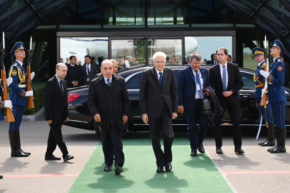 İtaliya Prezidentinin Azərbaycana səfəri başa çatıb
