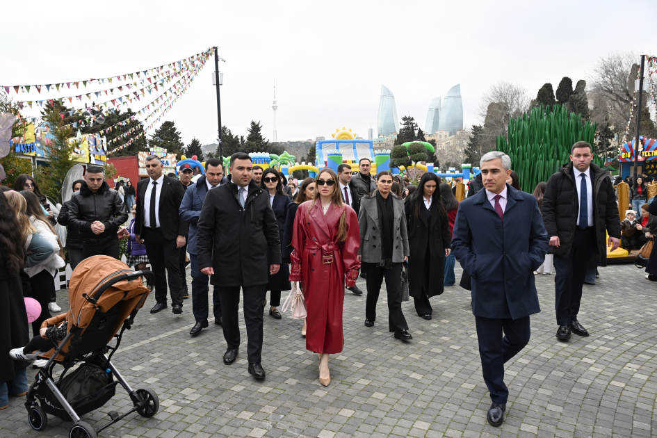 Alena Aliyeva visits Novruz fair