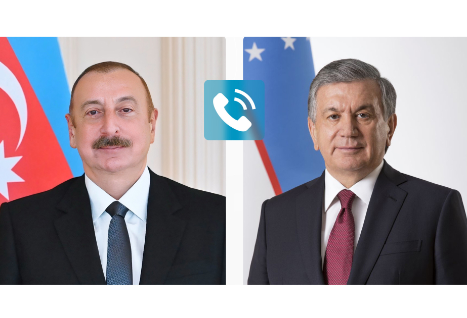 Prezident İlham Əliyevlə Özbəkistan Prezidenti Şavkat Mirziyoyev arasında telefon danışığı olub