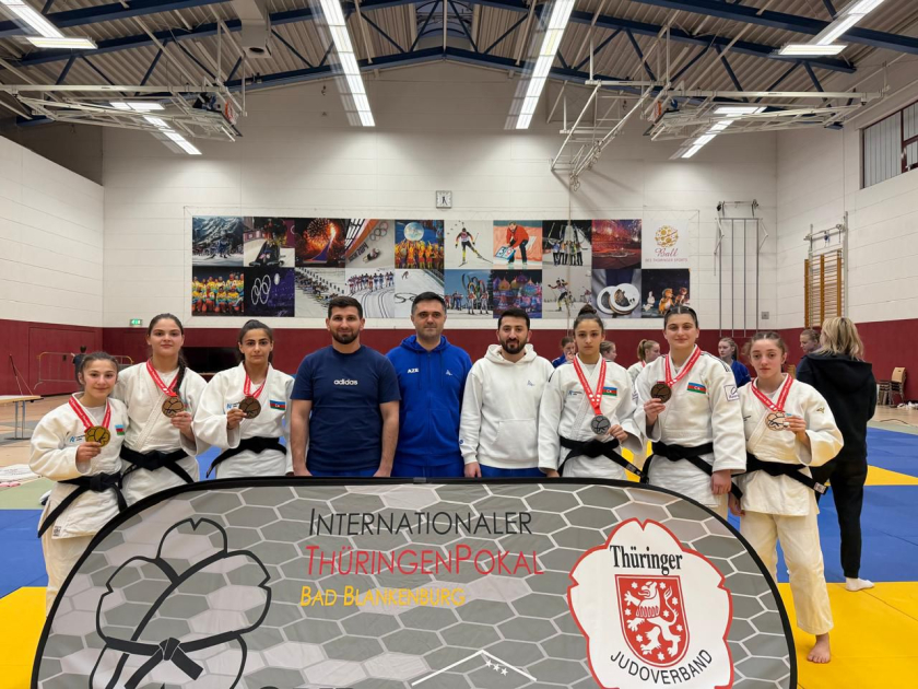 Azərbaycan cüdoçuları Türingiya Kubokunu 6 medalla başa vurublar