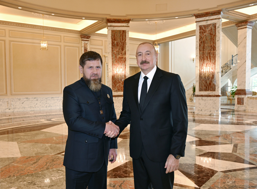 President Ilham Aliyev received Head of Chechen Republic of Russia