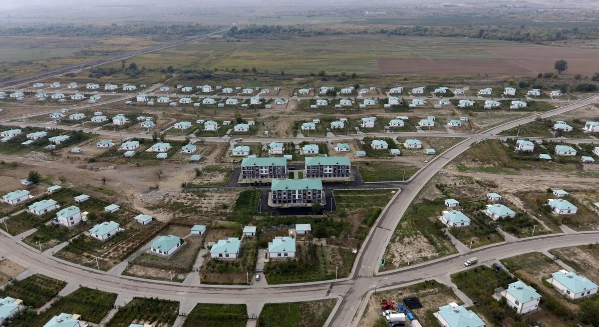 Zəngilan şəhərinin I yaşayış məhəlləsində işlər tamamlanıb