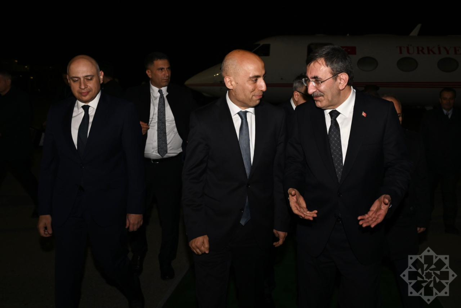 Turkish Vice President Cevdet Yılmaz arrives in Azerbaijan
