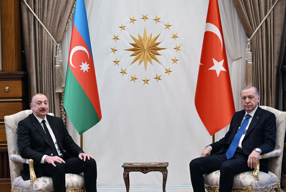 President of Azerbaijan Ilham Aliyev held one-on-one meeting with Turkish President Recep Tayyip Erdoğan