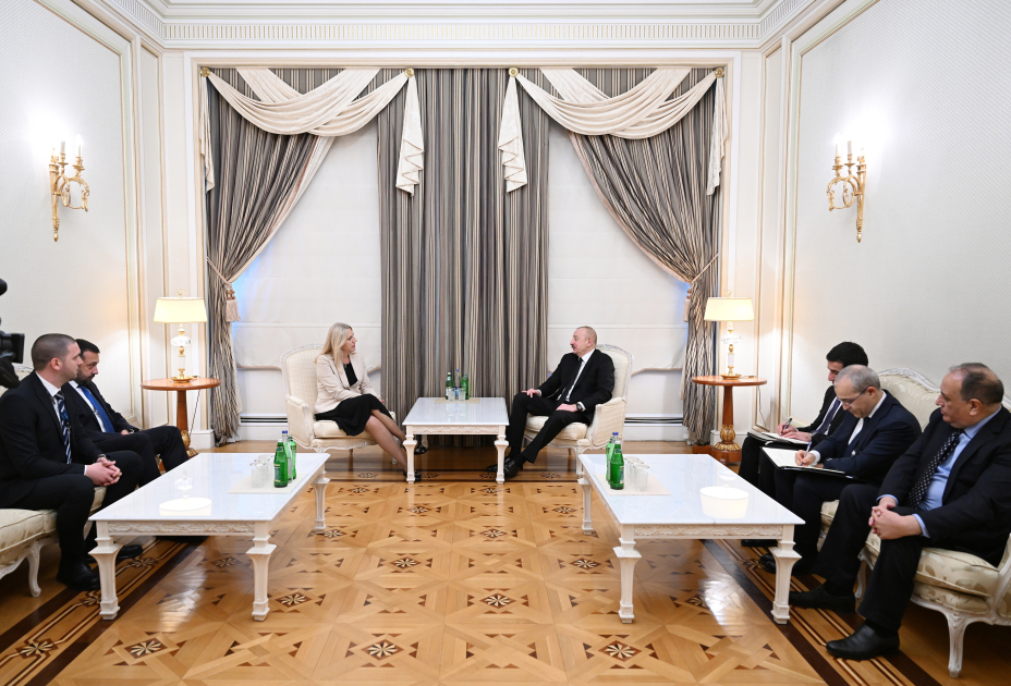 President Ilham Aliyev met with Chairwoman of the Presidency of Bosnia and Herzegovina