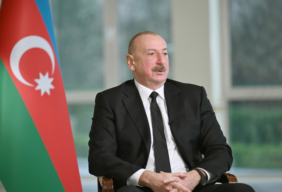 President Ilham Aliyev highlights Western Azerbaijanis issue during his interview with Russian TV channel