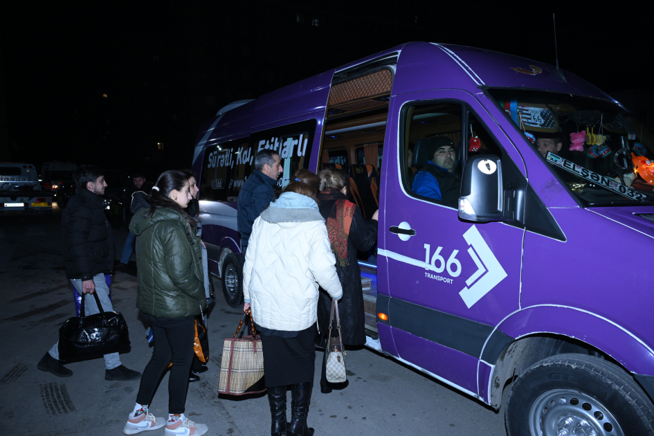 Another group of former IDPs leaves for Azerbaijan's Jabrayil