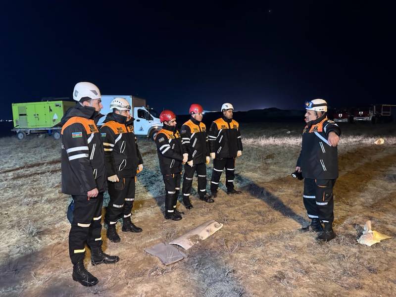Team of psychologists, doctors, rescuers from Azerbaijan's Ministry of Emergency Situations sent to Aktau